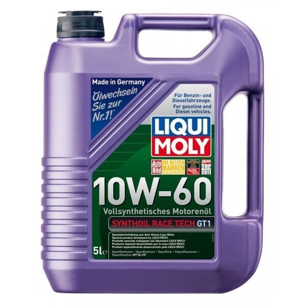 

Моторное масло Liqui Moly Synthoil Race Tech GT1 10W-60 5л