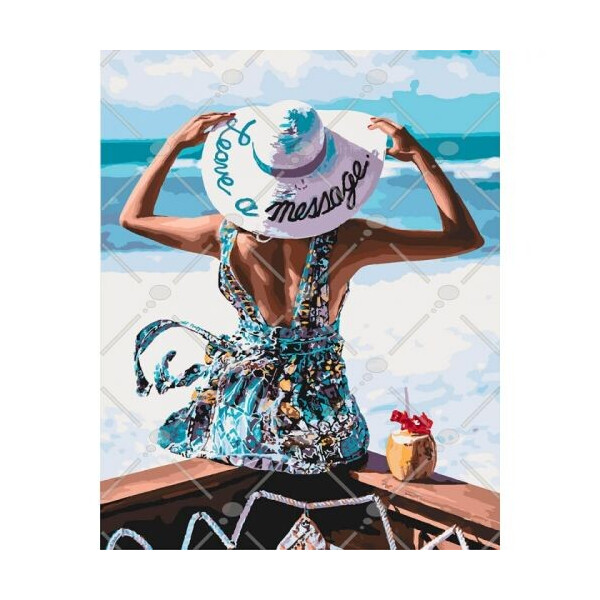 

Картина по номерам 'Leave a message' КНО4578