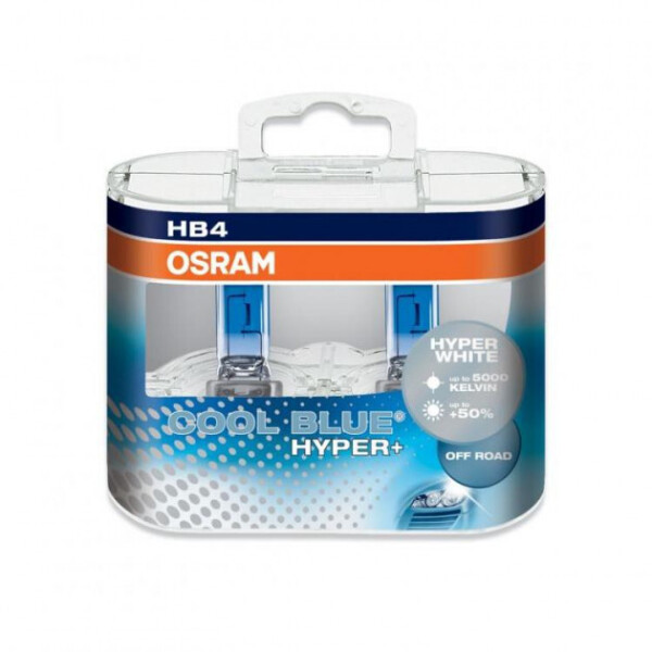 

Автолампа OSRAM 69006CBH+ Cool Blue Hyper PLUS HB4 60W 12V P22d 10X2 HardDuopet