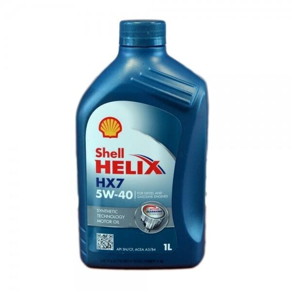 

Моторное масло Shell Helix HX7 5W-40 1л