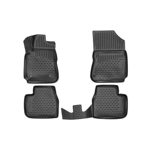 

Коврики в салон для Citroen C4 Cactus 2014-> мини внедорожник (Европа) 4 шт полиуретан 3D ELEMENT3D1042210k