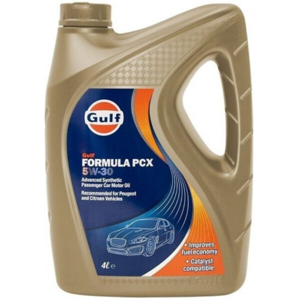 

Моторное масло Gulf Formula PCX 5W-30 4 л (121925GU01)