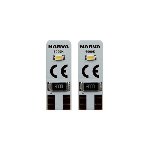 

Автолампа диоды Narva 18001-01B W5W 12V W2,1x9,5d LED 0,5W 6000K