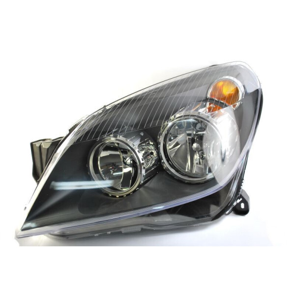 

Фара передняя Opel Astra H 2007-2014 левая H7/H1, черн. рамка, эл. рег., с моторч. 442-1140L-LD-EM