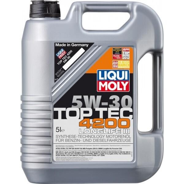 

Моторное масло Liqui Moly Top Tec 4200 5W-30 5л