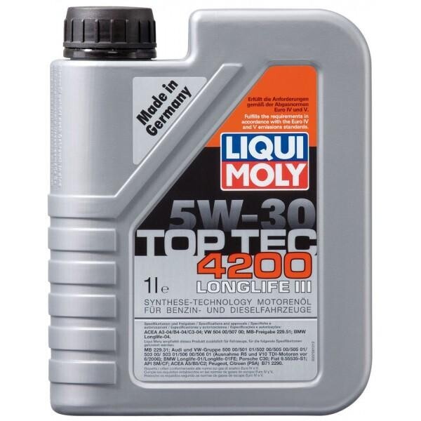 

Моторное масло Liqui Moly Top Tec 4200 5W-30 1л