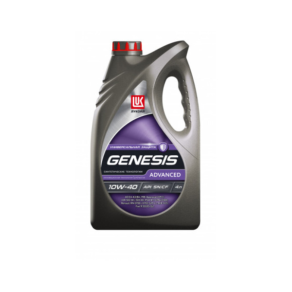 

Моторное масло Лукойл GENESIS ADVANCED 10W-40 4л