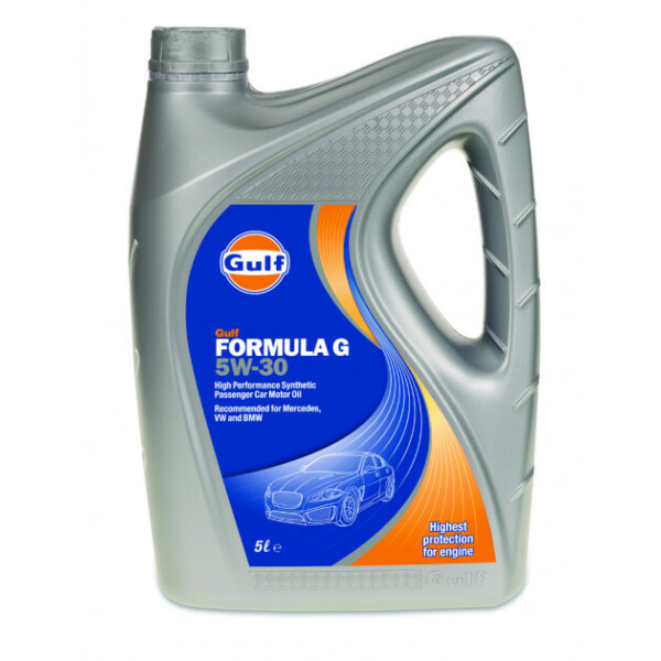 

Моторное масло Gulf Formula G 5W-30 5 л (121781GU01)