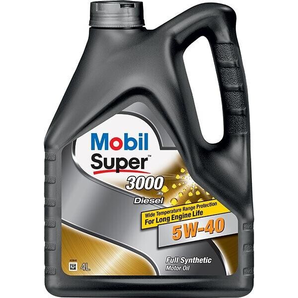 

Моторное масло Mobil Super 3000 Diesel 5W-40 4л.