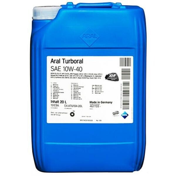 

Моторное масло Aral Turboral 10W-40 20л.
