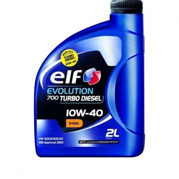 

Моторное масло Elf Evolution 700 TURBO DIESEL 10W-40 2л