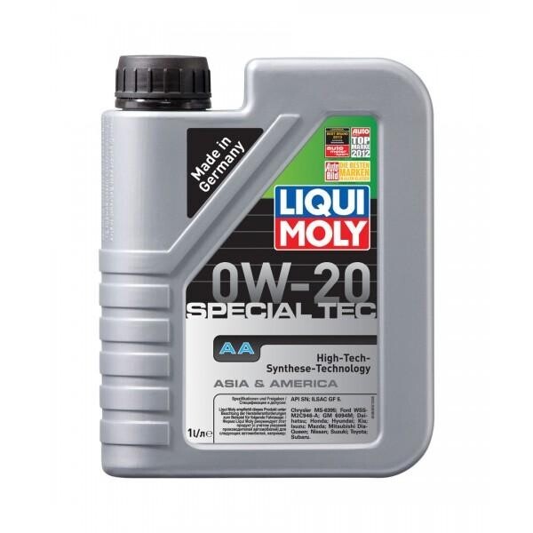 

Моторное масло Liqui Moly Special Tec АА 0W-20 1л