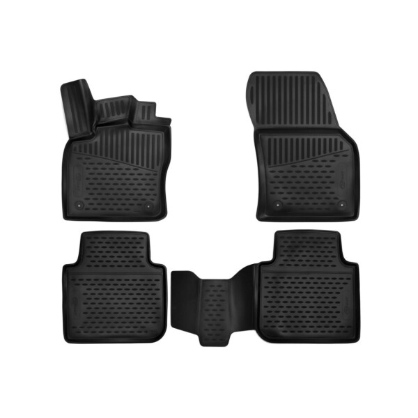

Коврики в салон для SKODA Kodiaq, 2017-, 4 шт. (ПУ, повыш износ) 3D