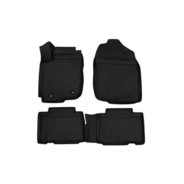 

Коврики в салон для Тойота Rav 4, 2013-2015, 2015-, 4 шт. (ПУ, повыш износ) 3D