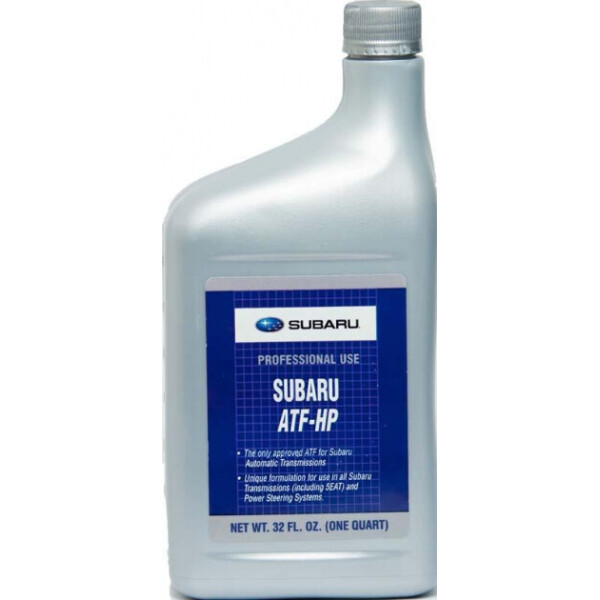 

Масло для АКПП Subaru ATF-HP 0.946 л (SOA868V9241)