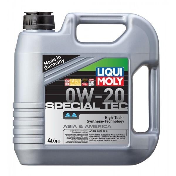 

Моторное масло Liqui Moly Special Tec АА 0W-20 4л