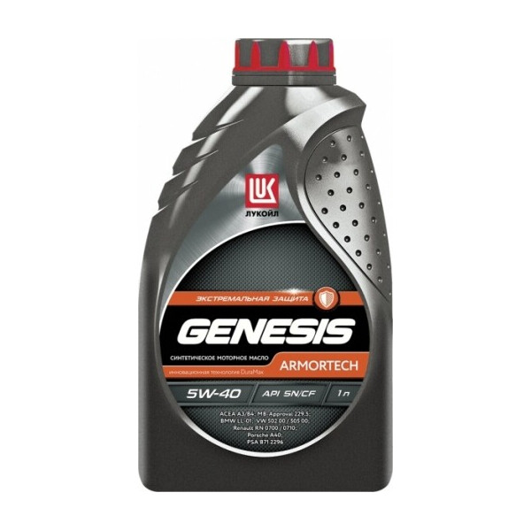 

Моторное масло Лукойл GENESIS ARMORTECH 5W-40 1л