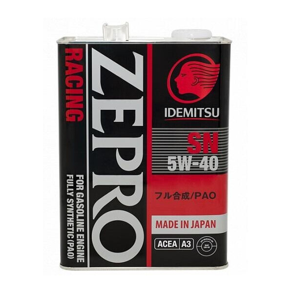 

Моторное масло Idemitsu Zepro Racing SAE 5W-40 4 л