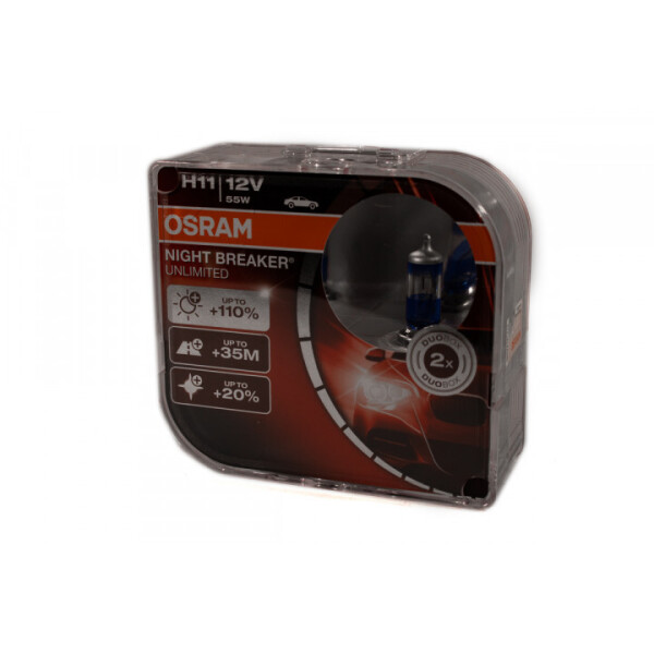 

Автолампа OSRAM 64211NBU H11 Night Breaker Unlimited +110% 55W 12V PGJ19-2 HardDuopet