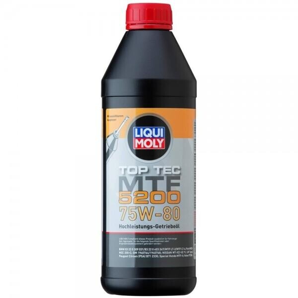

Трансмиссионное масло Liqui Moly TOP TEC MTF 5200 75W-80 1л
