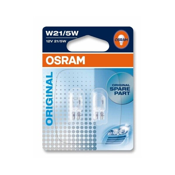 

Автолампа ук. OSRAM 7515-02B W21/5W 12V W3x16q 10X2 Blister