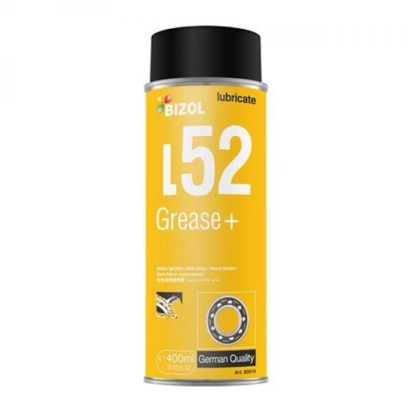 

Спрей-смазка белая BIZOL Grease+ L52 0,4л
