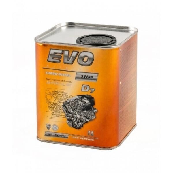 

Моторное масло EVO D7 5W-40 TURBO DIESEL 1л