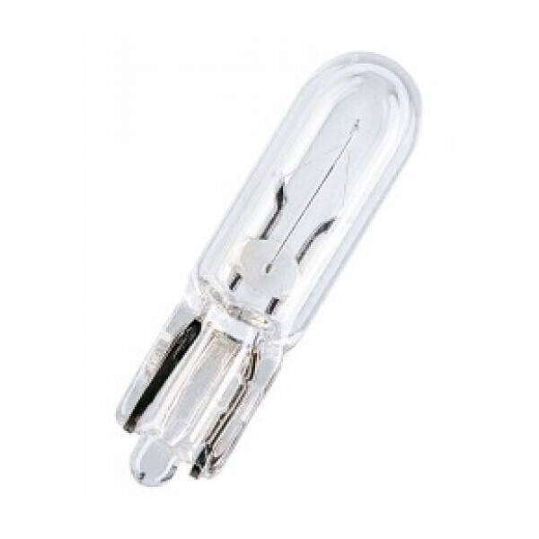 

Автолампа ук. OSRAM 2722 2W 12V W2x4.6D 5X10FS