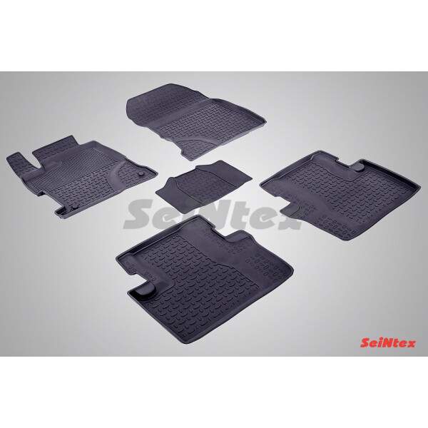 

Коврики в салон для Honda Civic 4D 2012-2016 резиновые, кт 5шт