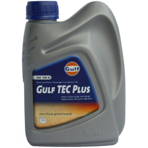 

Моторное масло Gulf TEC Plus 10W-40 4 л (124025GU02)