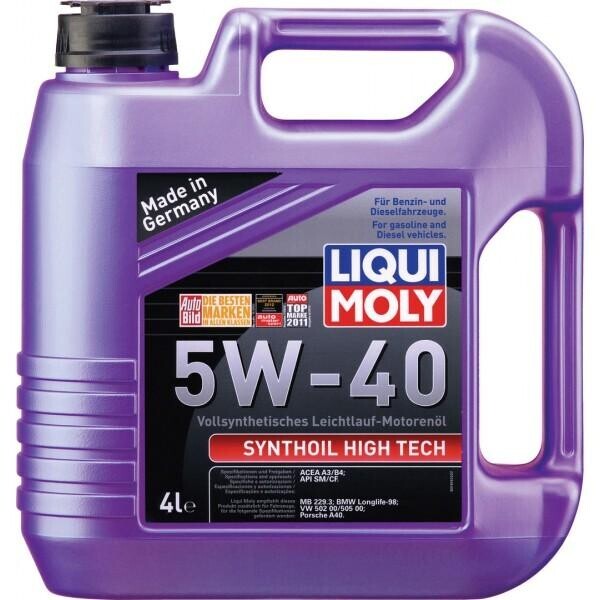 

Моторное масло Liqui Moly Synthoil High Tech 5W-50 4л