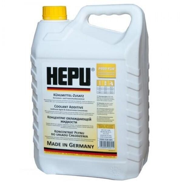 

Антифриз HEPU P999-YLW G11 концентрат желтый 5л