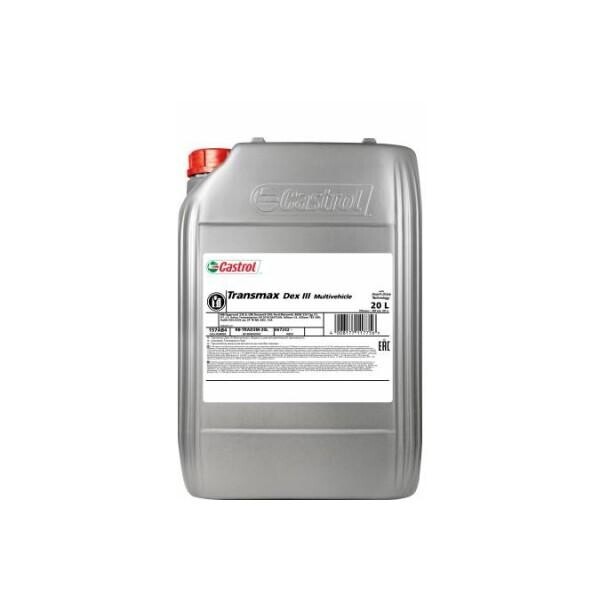 

Трансмиссионное масло Castrol Transmax Dex III Multivehicle для АКПП 20л
