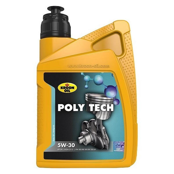 

Моторное масло Kroon-Oil Poly Tech 5W-40 5 л (KL 36140)