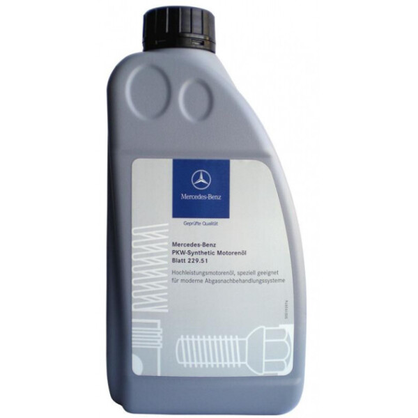 

Моторное масло Mercedes-Benz Engine Oil MB 229.5 1 л (A0009898301BRD6)