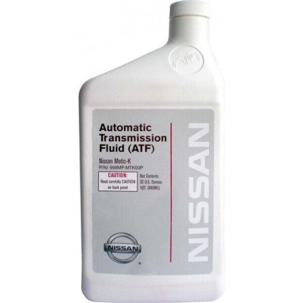 

Трансмиссионное масло Nissan Matic Fluid K 0.946 л (999MP-AA100P)