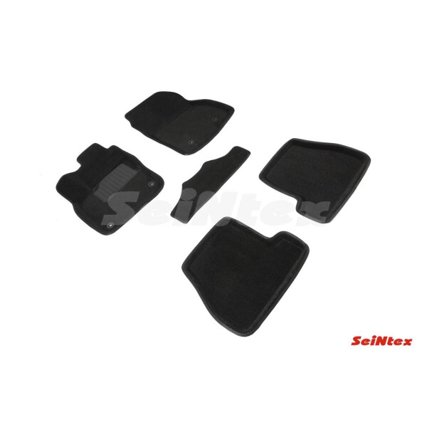 

Коврики в салон 3D для Ford Focus III 2015- /Черные 5шт 89098