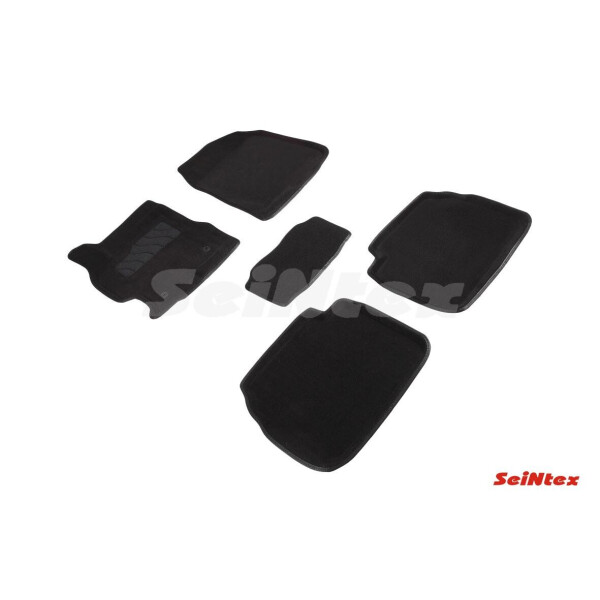 

Коврики в салон 3D для Mazda 6 2012- /Черные 5шт 83711