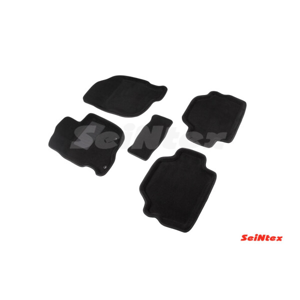 

Коврики в салон 3D для Mitsubishi Pajero Sport 2008-2015 /Черные 5шт