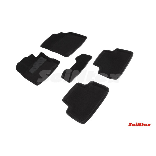 

Коврики в салон 3D для Nissan Qashqai II 2013- /Черные 5шт (Японская сборка)