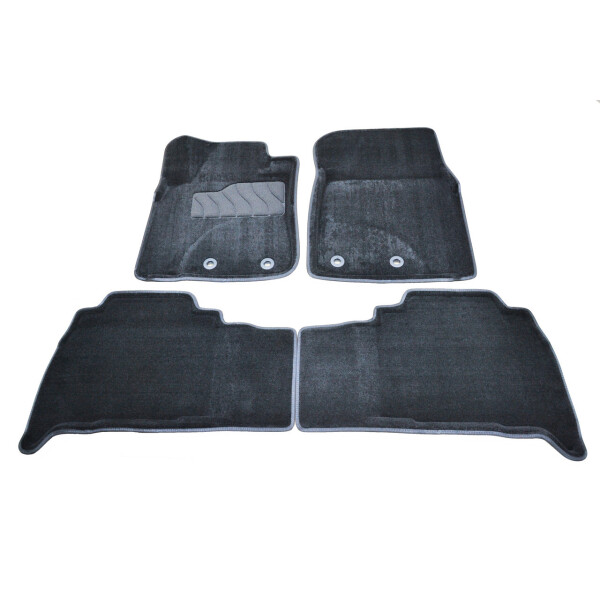 

Коврики в салон 3D для Тойота Land Cruiser 200/Лексус LX570 2012- /Черные 4шт 84973