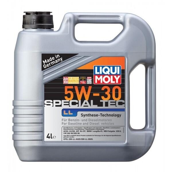 

Моторное масло Liqui Moly Special Tec LL 5W-30 4л