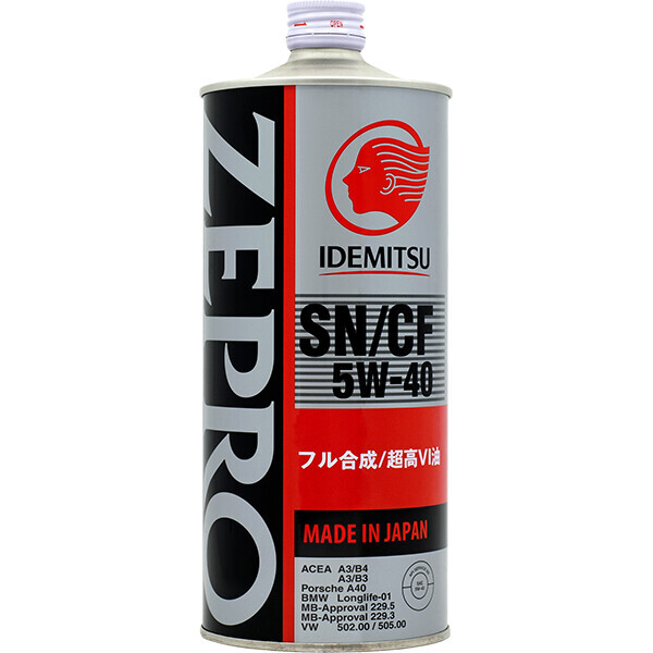 

Моторное масло Idemitsu Zepro Euro Spec SAE 5W-40 1 л