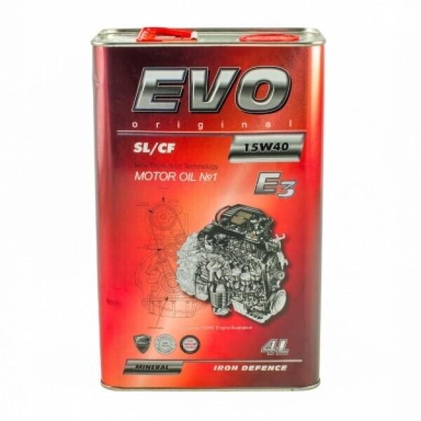

Моторное масло EVO E3 15W-40 SL/CF 4л