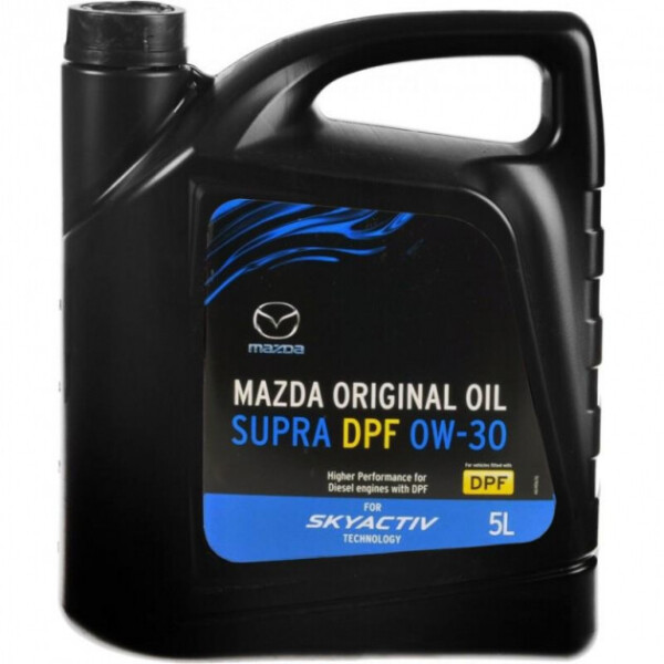 

Моторное масло Mazda Original Oil Supra DPF 0W-30 5 л (030-05-DPF)