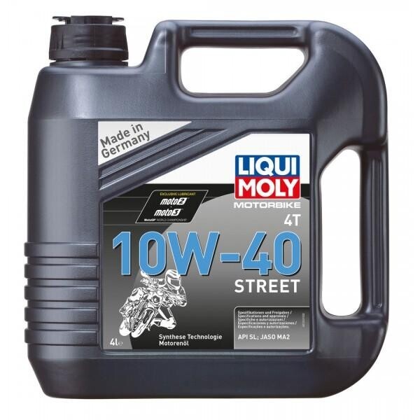 

Моторное масло Liqui Moly Motorbike 4T 20W-50 Street 4л