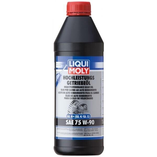 

Трансмиссионное масло Liqui Moly Hochleistungs-Getriebeoil 75W-90 GL4+ 1л