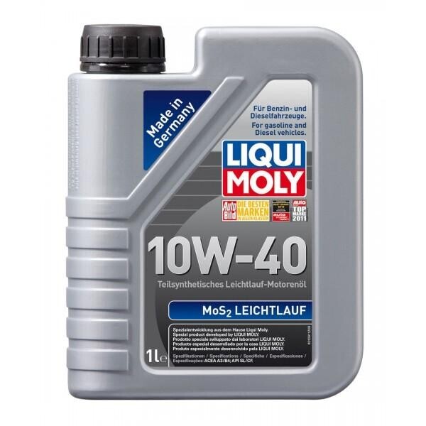 

Моторное масло с молибденом Liqui Moly MoS2 Leichtlauf 15W-40 4л
