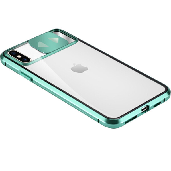 

Чехол Camshield 360 Metall+Glass со шторкой для iPhone XS (5.8) (Бирюзовый) (1054390)