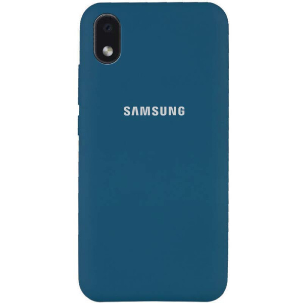 

Чехол Silicone Cover Full Protective (AA) для Samsung Galaxy A01 Core (Синий / Cosmos Blue) (1062803)